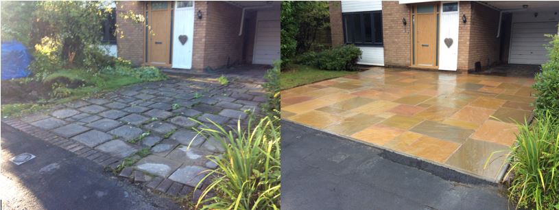 Indian Stone Driveway Bramhall Cheshire